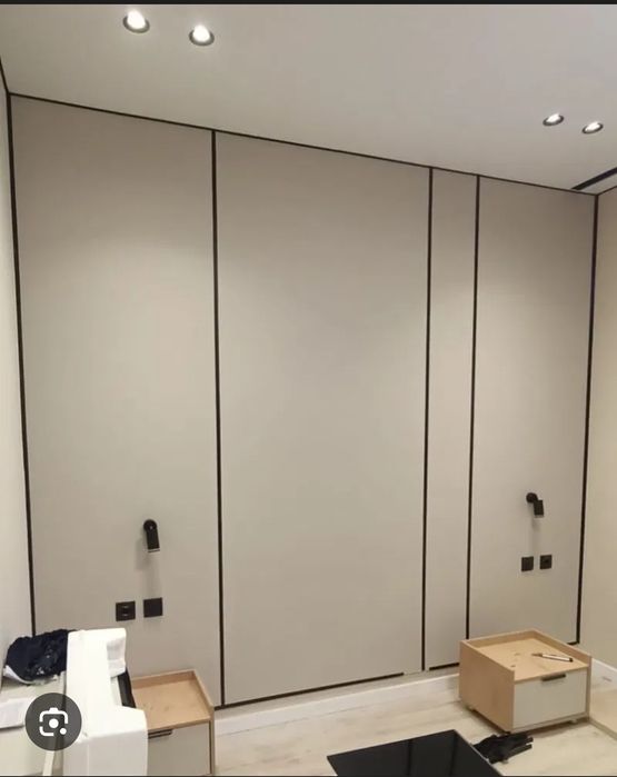 Устанавливаем бамбуковые панели