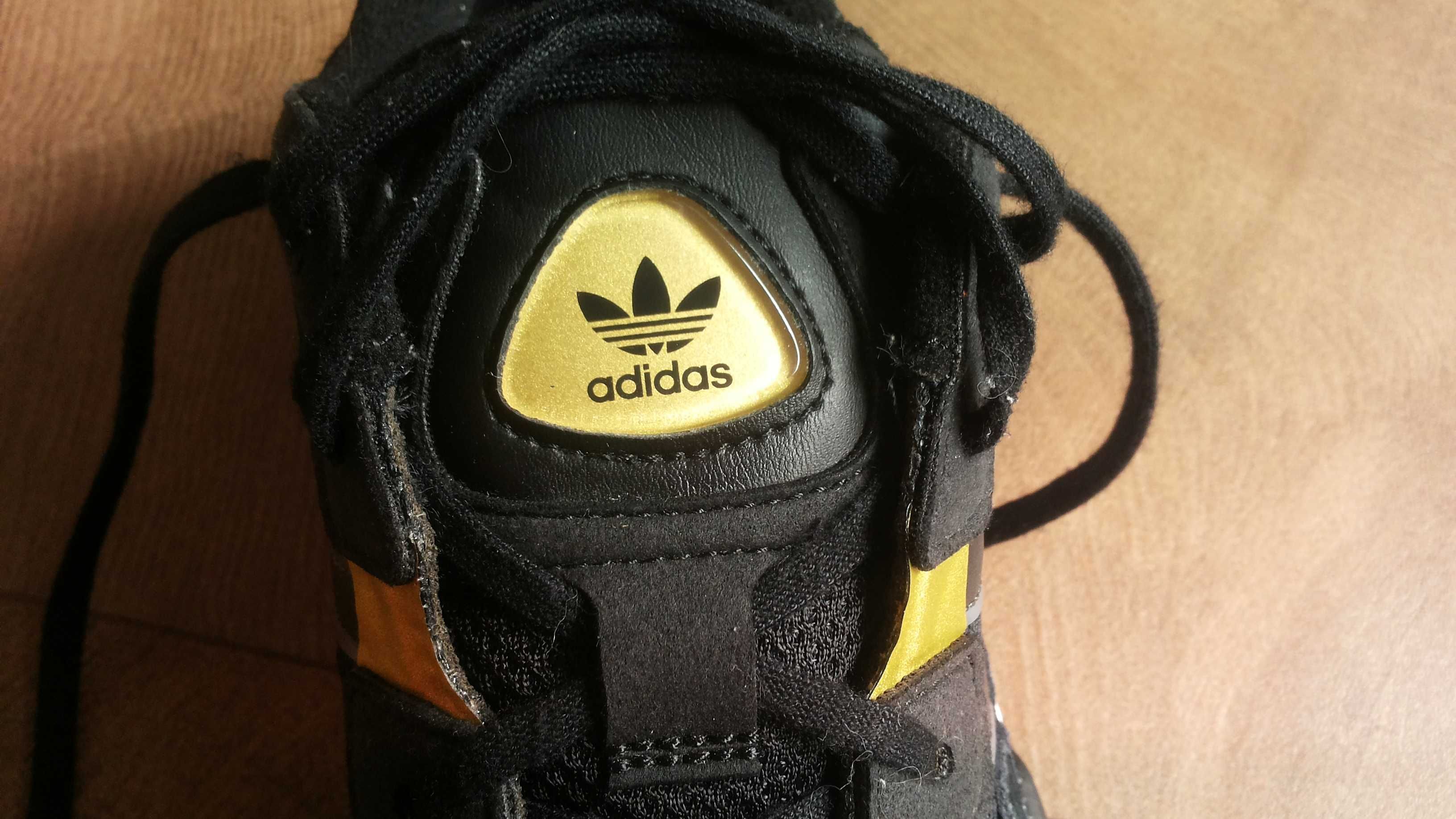 Adidas Yung-96 J Black Gray Gold Размер EUR 38/UK 5 маратонки 174-14-S