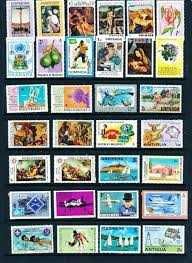 Vand timbre cu tematici, cu anumite tari, etc,44 lei