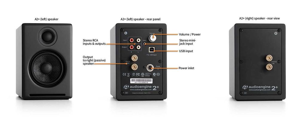 Boxe desktop Audioengine A+