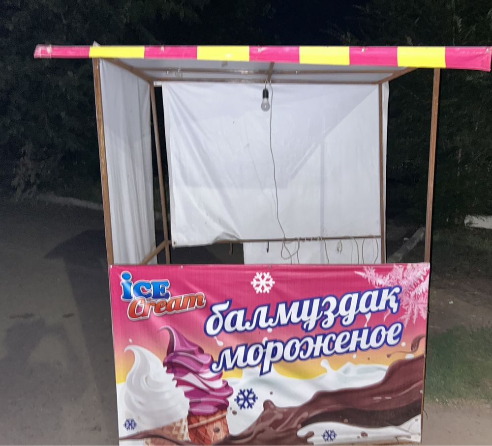 Аппарат для мороженого баннер