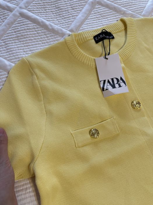 Кофта под zara. Новый, цена:7650тг. Цвет ашық сары, прям сап-сары емес