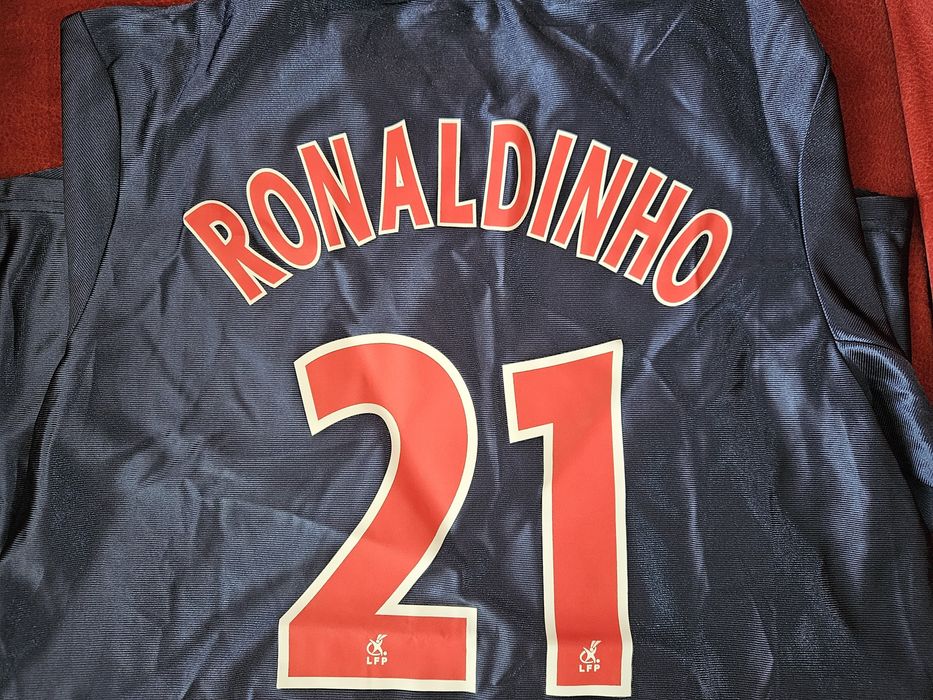 Tricou PSG Ronaldinho #21 sezon 01/02 L