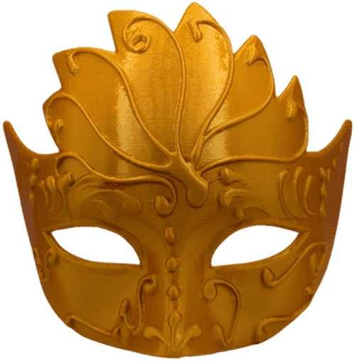 Masca venetiana personalizabila prin vopsire
