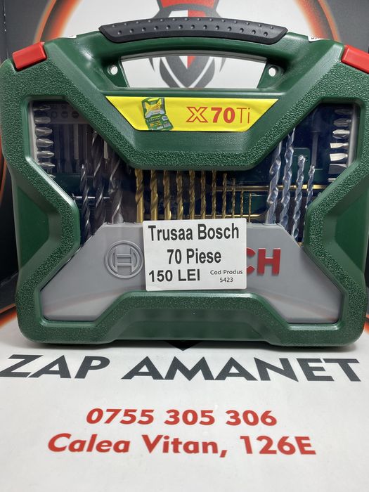 ZAP AMANET VITAN - Trusa Bosch - 70 Piese
