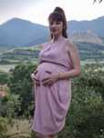 Rochie roz pudră/elegantă/de ocazie/gravide/maternity/maternitate