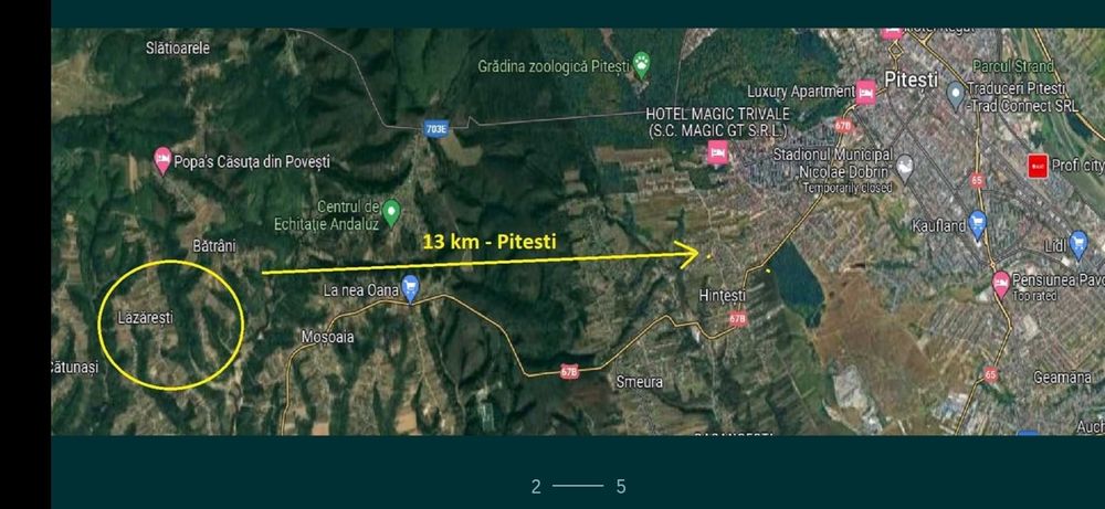 Teren parcelat  Mosoaia