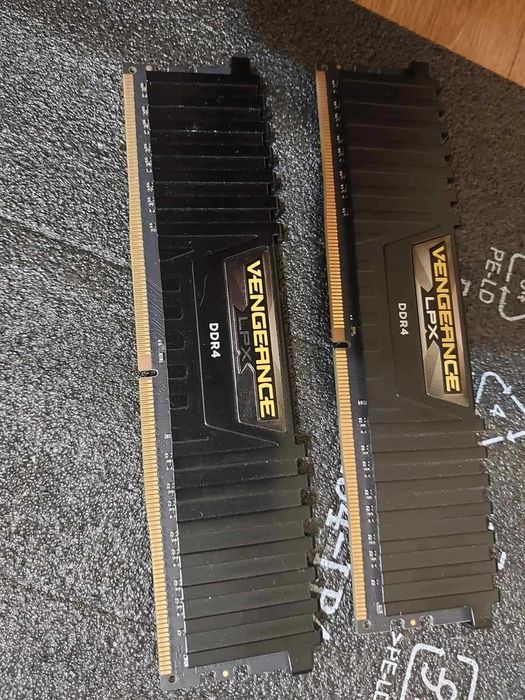 16GB DDR4 Corsair Vengance, G.Skill Ripjaws, 3200Mhz, 3600Мhz