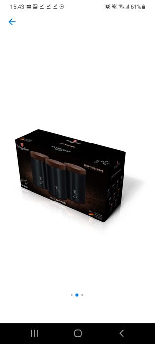 Vand Cutii de depozitare metalica Berlinger Haus, BH6454, set 3 piese,