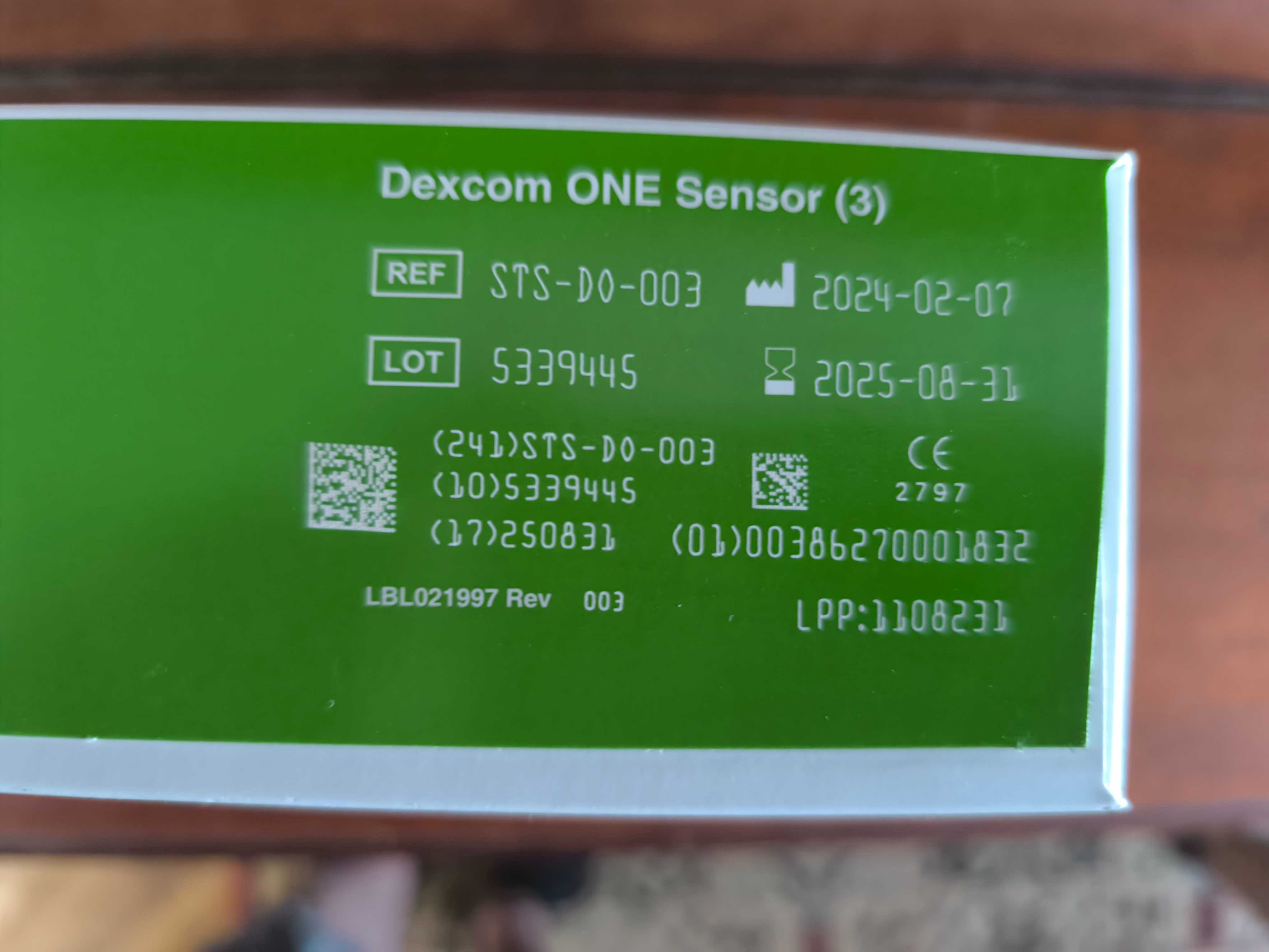 Сензори Dexcom one