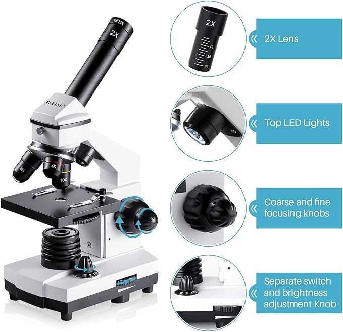Microscop BEBANG 100X-2000X pentru copii și adulți