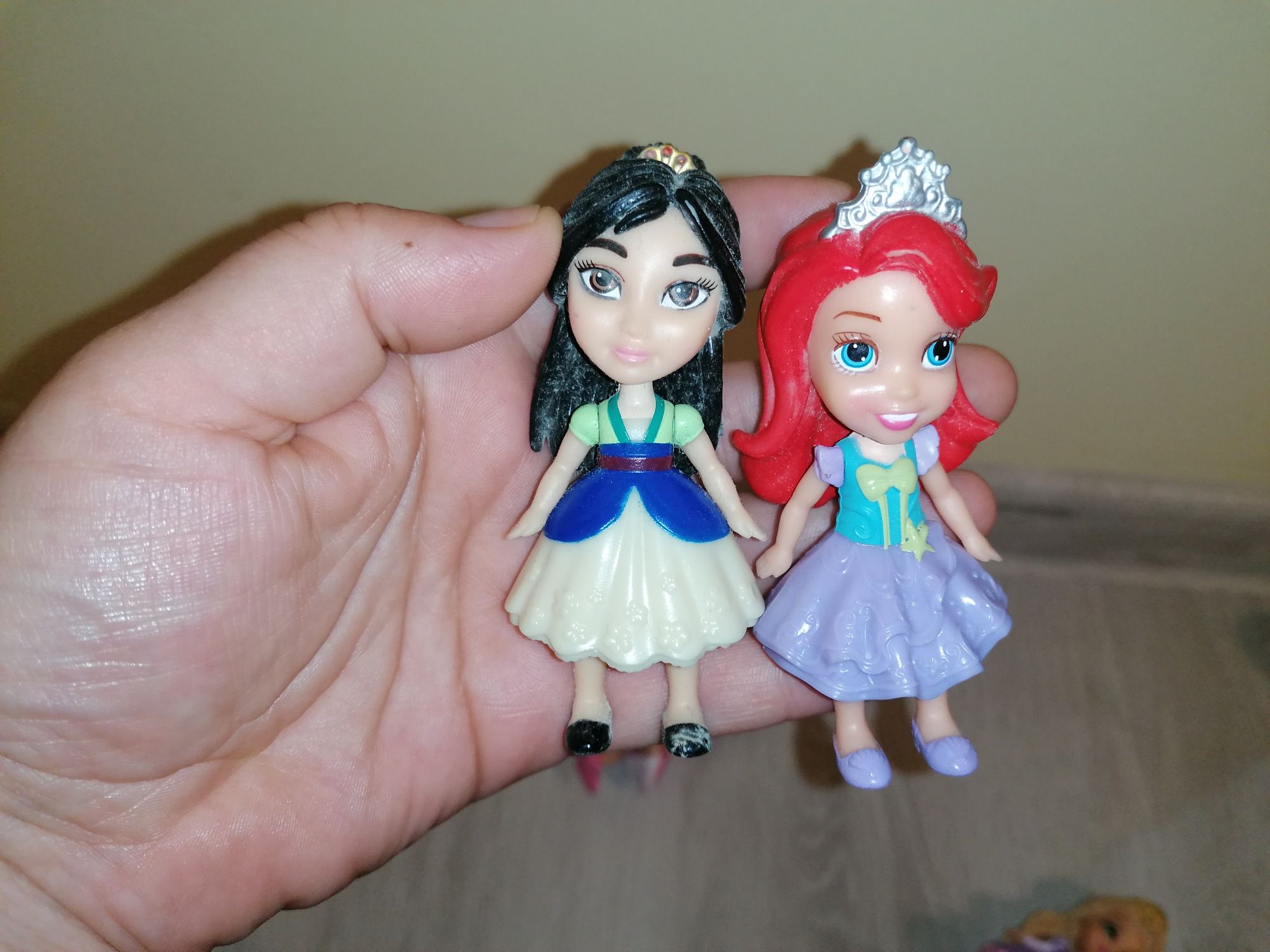 Figurine prințese disney /Ariel, rapunzel, bella