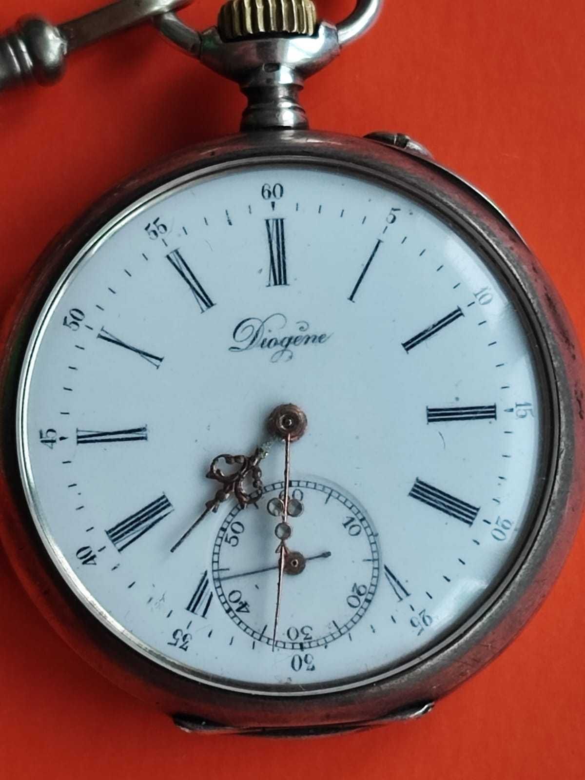 Ceas vechi DIOGENE, 1896, 15 rubine, perfect functional