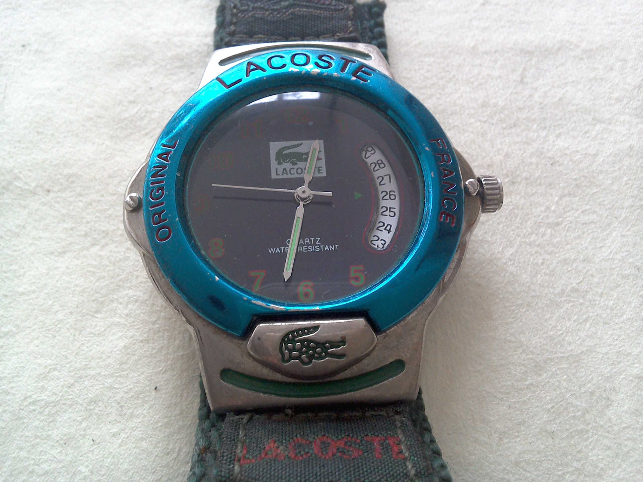 Ceas Lacoste, sport. quartz, calendar, Water resist, 45 mm cc