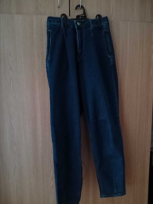 Blugi mom fit cu tale inalta marimea S