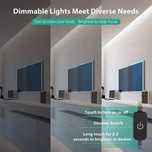 LED лента 2M, бели 12V димируеми неонови LED ленти, водоустойчива
