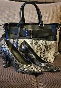 Дамска чанта и обувки