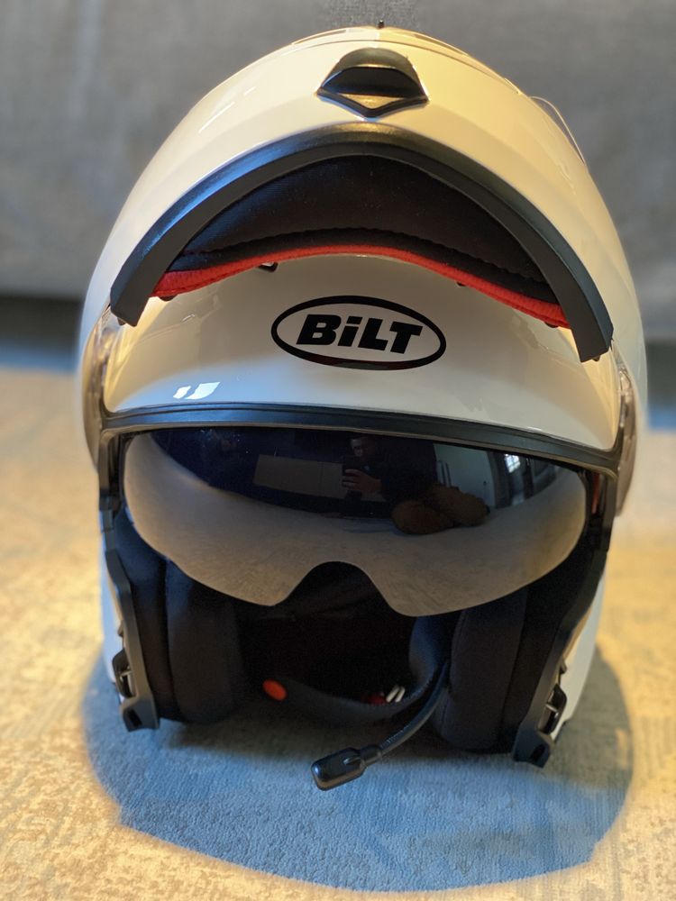 Cască Moto BiLT | Flip-Up | cu ochelari de soare | Intercom ORIGINAL