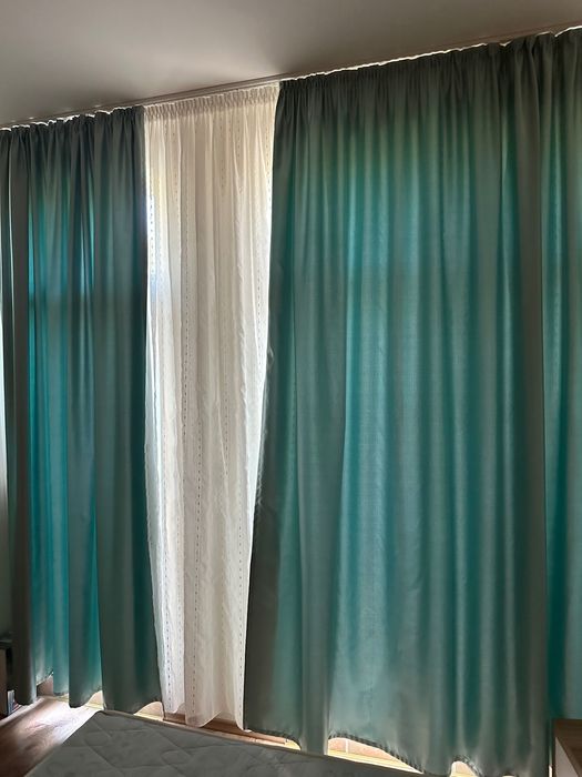 Завеси  и тюл. Комплект