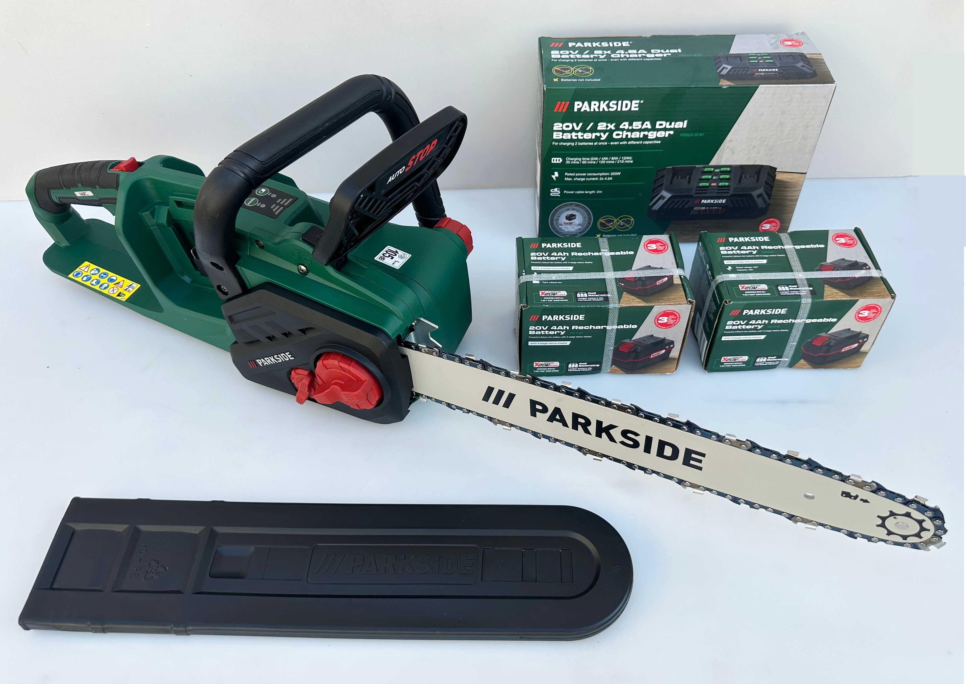 Parkside PKSA 40-Li B2 - Акумулаторна резачка 2x20 4.0Ah