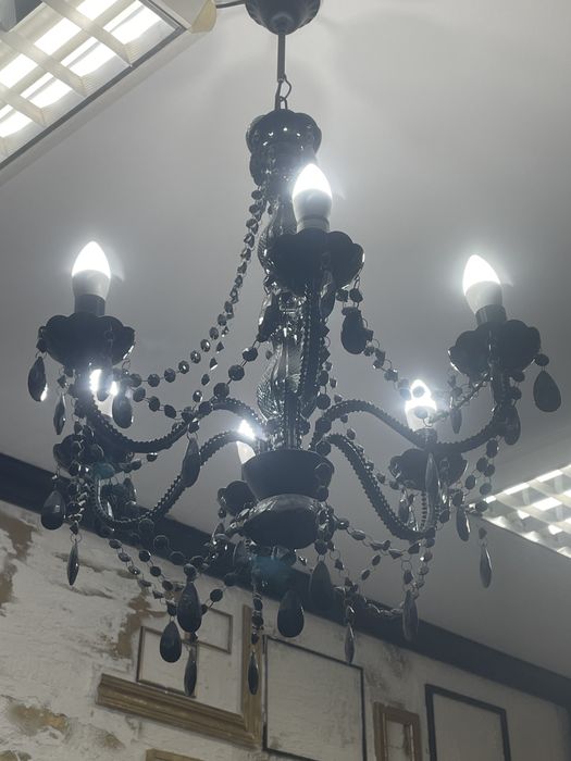 Кристален полилей черен