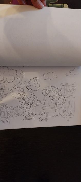 Книжки за оцветяване Plants vs zombies