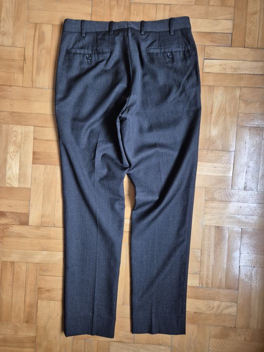 Pantaloni Boggi Milano Țesătură Italiană Fină 100% Lână, Bărbați 46