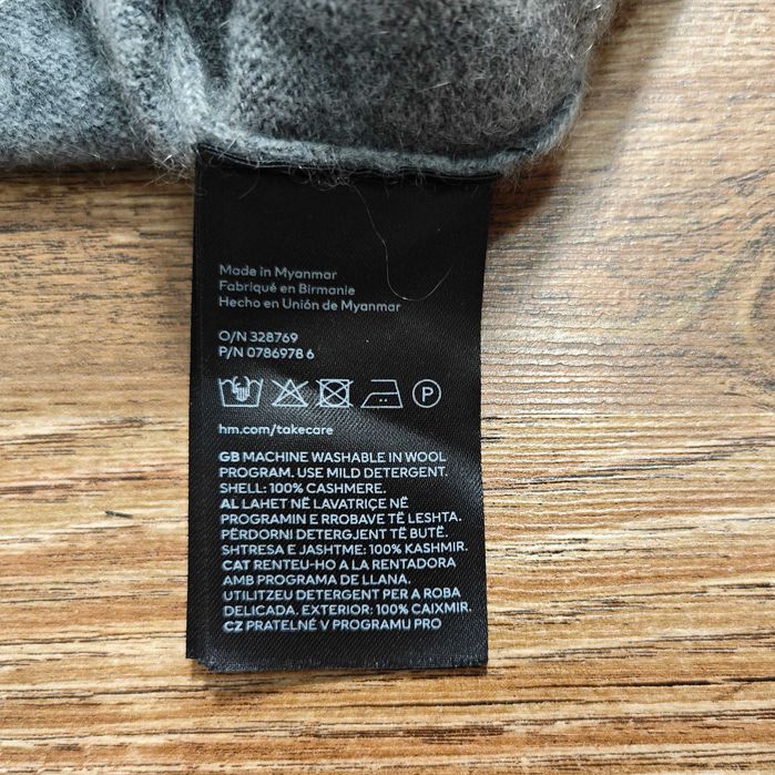 H&M 100% Кашмирен дамски пуловер Oversized Размер S
