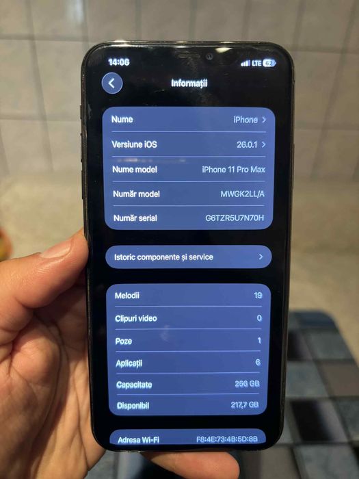 Vând/Schimb Iphone 11 Pro Max 256gb