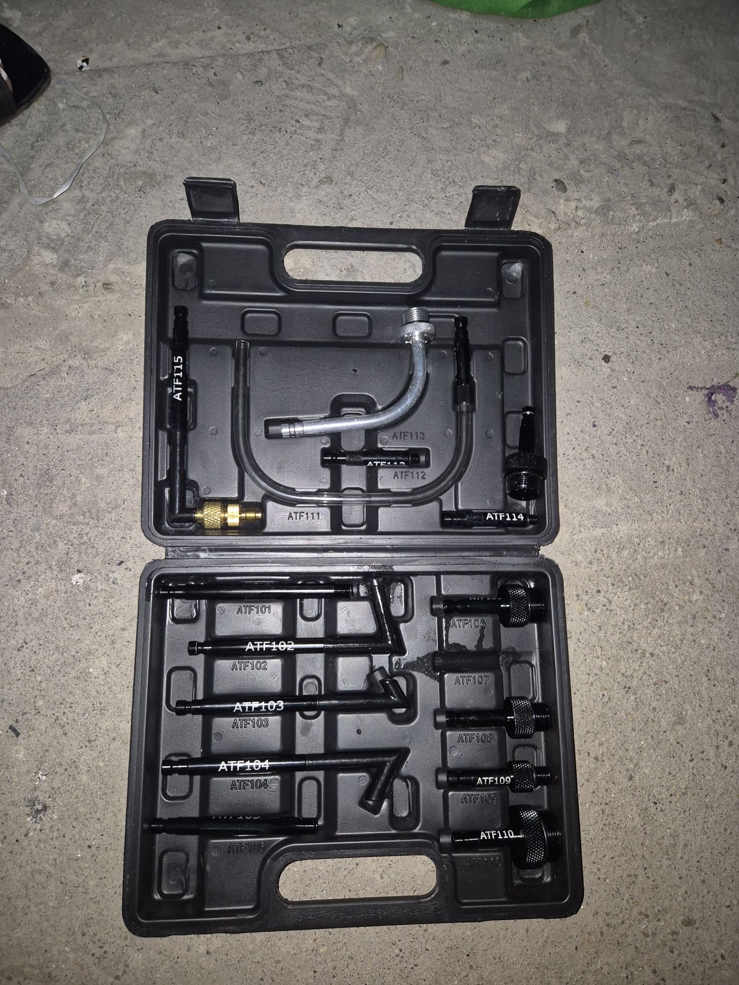 kit de adaptoare pentru schimbarea uleiului de transmisie automată (AT