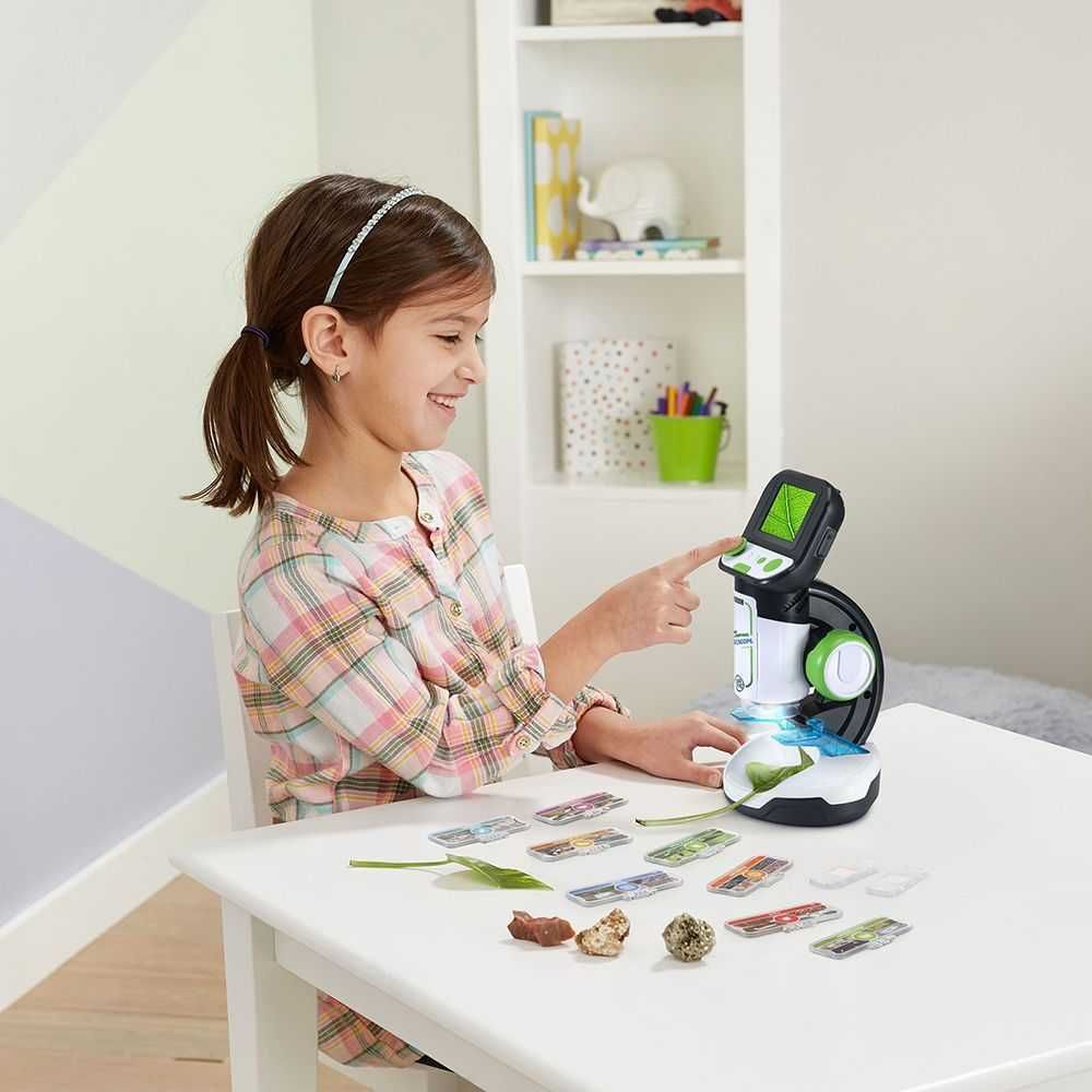 Микроскоп LeapFrog Интерактивна играчка с видео снимки 2,4 инча екран