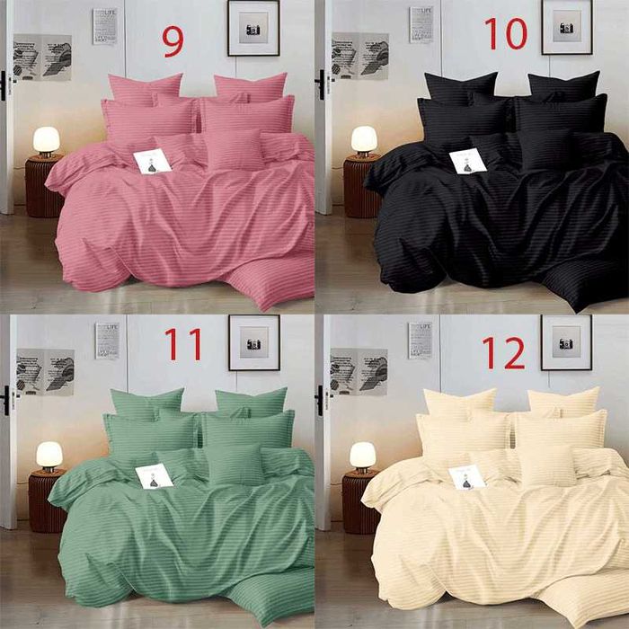 Lenjerii de pat damasc pentru pat dublu 2 persoane Sonia finet 6 piese