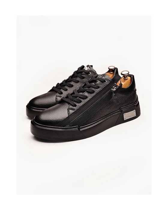 Мъжки обувки от естествена кожа / сникърси класически маратонки