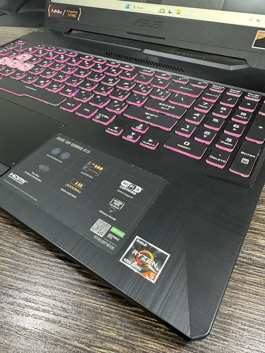 мощный 12-ядерный Ryzen 5 ноутбук Asus Tuf Gaming, для графики и игр