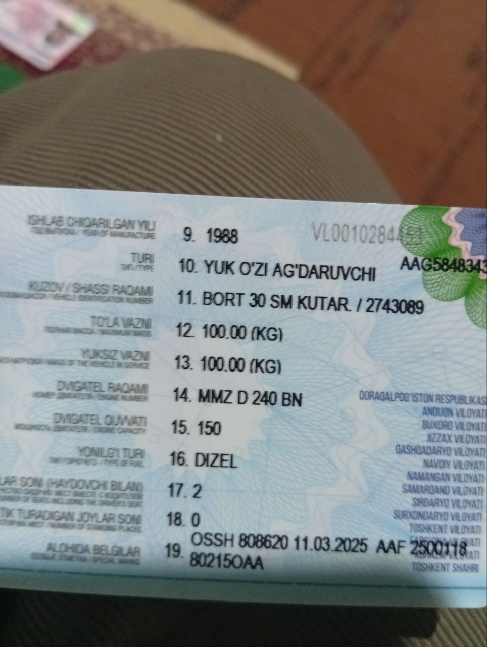 ZIL SAMASVAL salarkada
