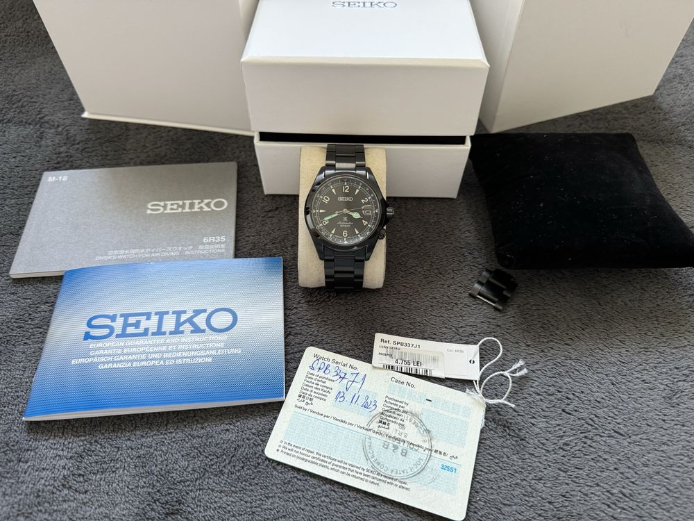 Seiko alpinist spb 337 editie limitata, nou, garantie