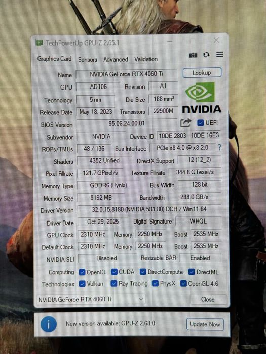 Nvidia RTX 4060 Ti Founders Edition 8GB