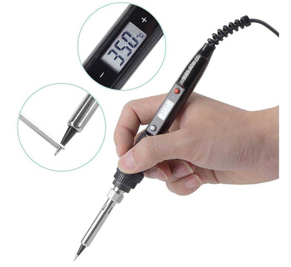 Поялник регулируем 908S, права човка, дисплей, 220VAC, 80W, 500°C