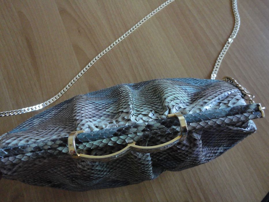 100% змийска кожа/испанска чанта