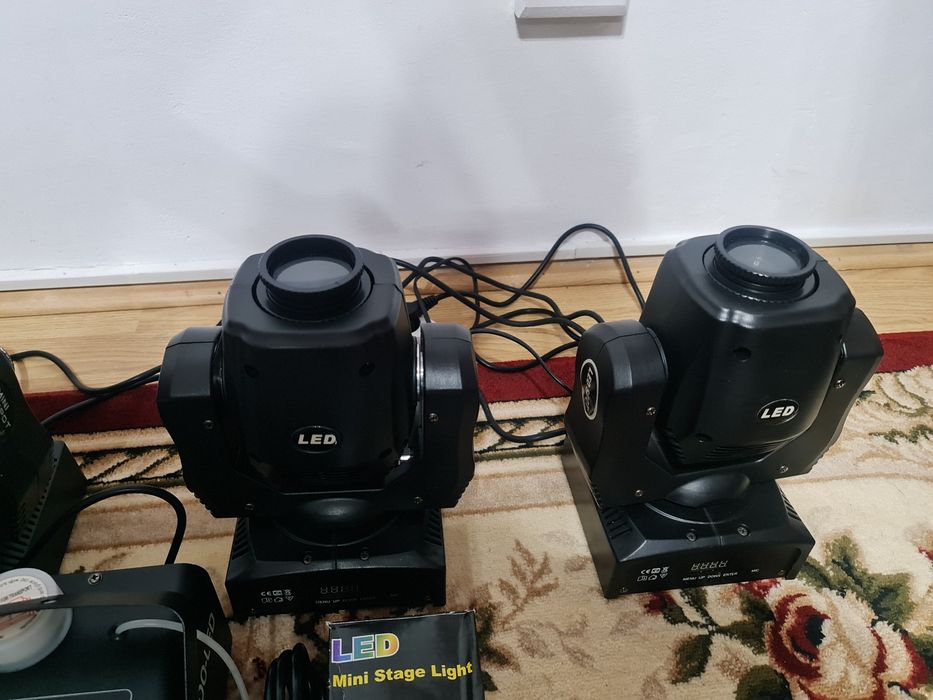 Moving head. Par Led. Stroboscop. Mini Stage Light