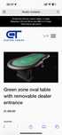 Masa de poker lux cu intrare de dealer detasabila CustomTables.eu stoc