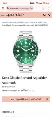 Claude Bernard Aquarider Automatic
