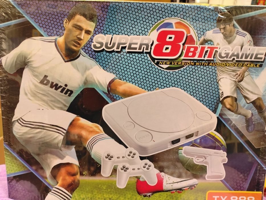 Consola de Jocuri Video Retro, SUPER-8BIT-GAME, cu 2 Joystick-uri 1 Ar