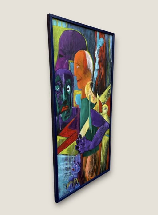 Tablou pictura compozitie suprarealista