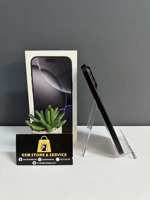 Iphone 16 Pro Max Black Titanium 256Gb Garantie Gsm Store&Service
