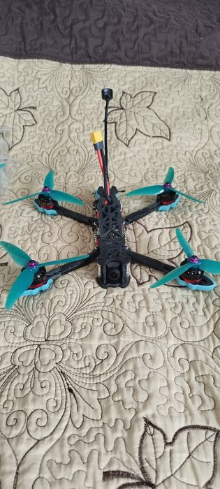 Dronă FPV 5 inch 4S analog, elrs
