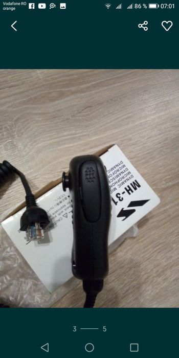 Microfon  yaesu //statie emisie recepție nou