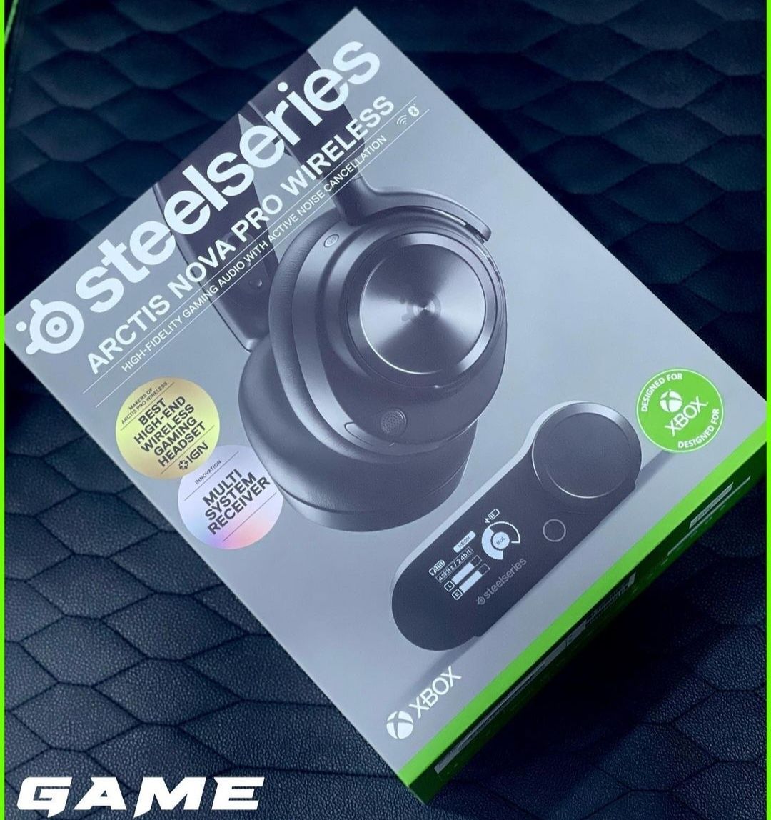 Топ! Steelseries NOVA PRO Wireless Наушники/Гарнитура