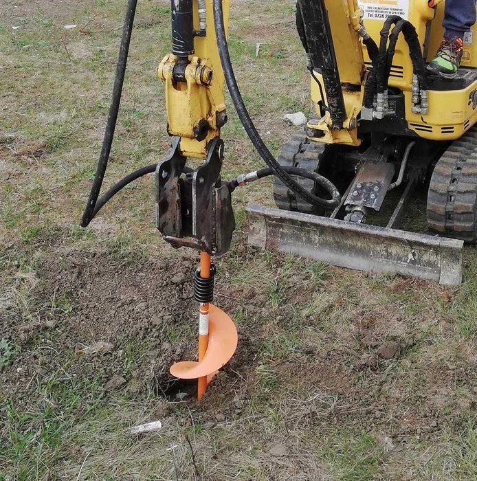 MINI EXCAVATOR Picon,Foreza,Cupa nivelat cu inclinatie