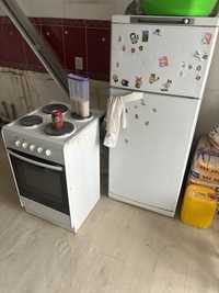 Холодильник и плита
